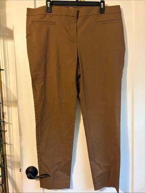 Van Heusen Straight Leg Pants in Brown